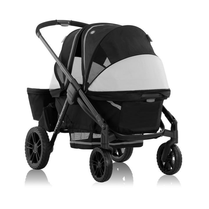 Pivot Xplore Dreamz All-Terrain Stroller Wagon with Bassinet Insert in Jetsetter Black